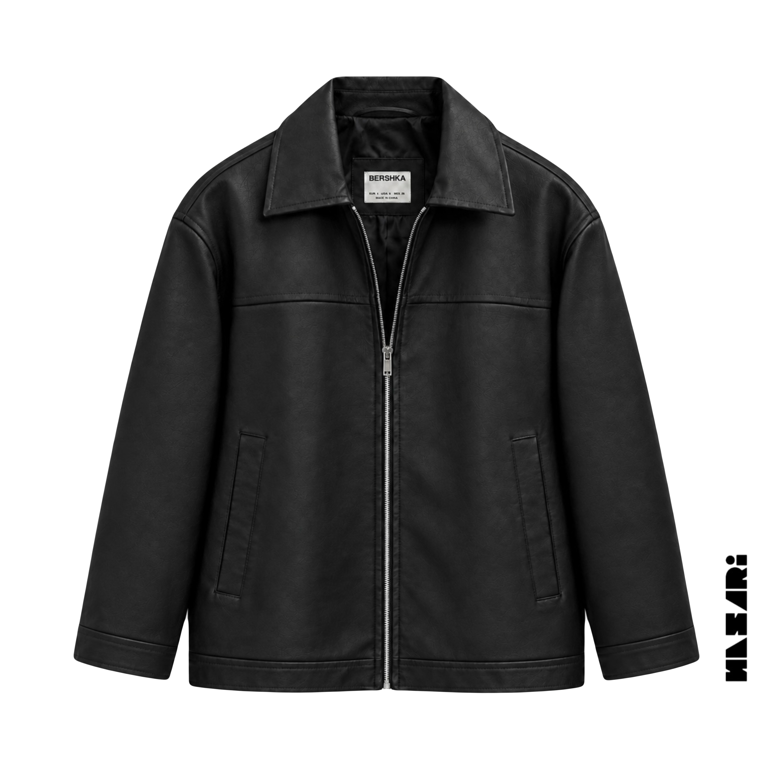 479D96F7-E2F9-40CF-8149-9FE544E45A4B کت چرم BERSHKA - تصویر 1